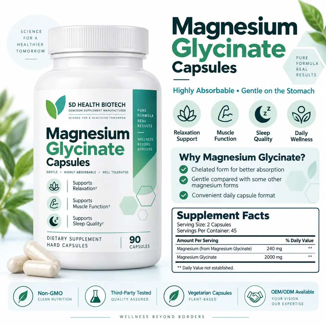 Private Label Magnesium Supplement